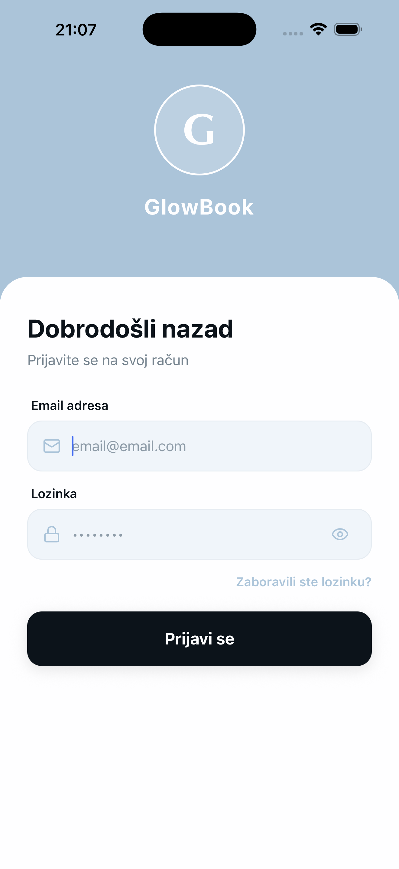 Uposlenici aplikacija ekran